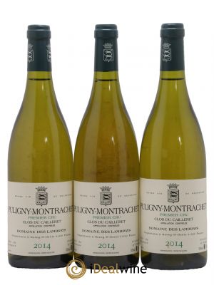 Puligny-Montrachet 1er Cru Clos du Cailleret Domaine des Lambrays 2014 - Lot de 3 Bottles