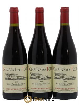 IGP Vaucluse (Vin de Pays de Vaucluse) Domaine des Tours Emmanuel Reynaud  2019 - Lot of 3 Bottles