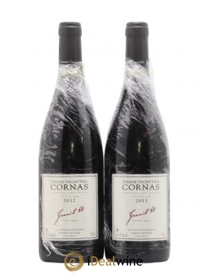 Cornas Granit 60 Vieilles Vignes Vincent Paris  2011 - Lot of 2 Bottles