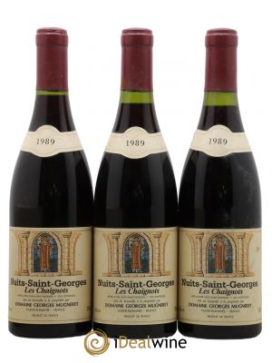 Nuits Saint-Georges 1er Cru Les Chaignots Mugneret-Gibourg (Domaine)  1989 - Lot of 3 Bottles