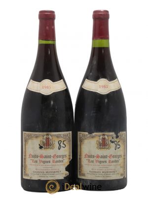 Nuits Saint-Georges 1er Cru Les Vignes Rondes Georges Mugneret (Domaine)  1985 - Lot de 2 Magnums