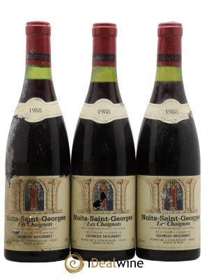 Nuits Saint-Georges 1er Cru Les Chaignots Mugneret-Gibourg (Domaine)  1988 - Lot of 3 Bottles