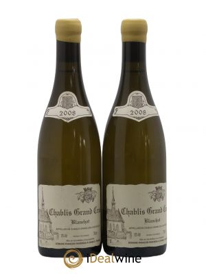 Chablis Grand Cru Blanchot Raveneau (Domaine)  2008 - Lot of 2 Bottles