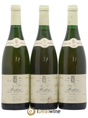 Montlouis-sur-Loire Domaine Deletang 1997 - Lot of 3 Bottles