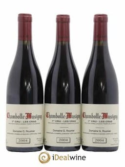 Chambolle-Musigny 1er Cru Les Cras Georges Roumier (Domaine)  2004 - Lot of 3 Bottles