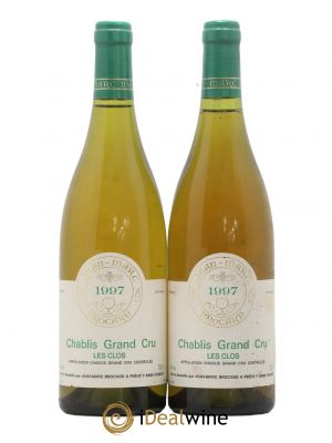 Chablis Grand Cru Les Clos Jean-Marc Brocard (Domaine) (no reserve) 1997 - Lot of 2 Bottles