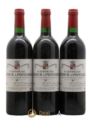 Château Latour à Pomerol  1995 - Lot of 3 Bottles