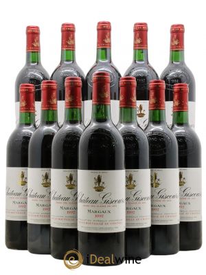 Château Giscours 3ème Grand Cru Classé  1992 - Lot of 12 Bottles