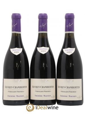 Gevrey-Chambertin Vielles Vignes Frédéric Magnien 2001 - Lot of 3 Bottles
