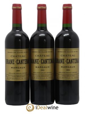 Château Brane Cantenac 2ème Grand Cru Classé  2004 - Lot of 3 Bottles