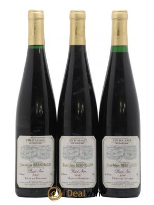 Alsace Pinot Noir - Jean-Marc Bernhard 2000 - Lot de 3 Bouteilles