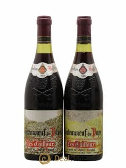 Châteauneuf-du-Pape Les Cailloux André Brunel  1980 - Lot of 2 Bottles