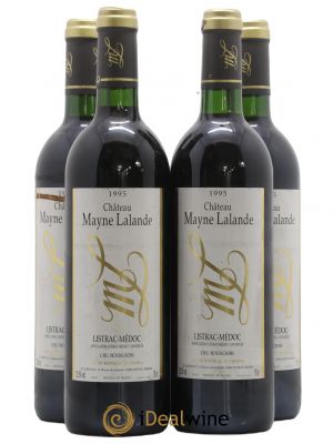 Château Mayne Lalande Cru Bourgeois  1995 - Lot of 4 Bottles