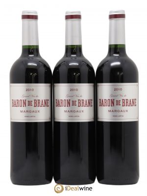 Baron de Brane Second Vin (sans prix de réserve) 2010 - Lot de 3 Bouteilles