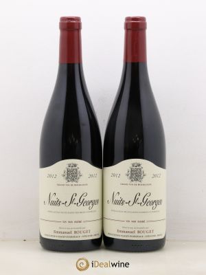 Nuits Saint-Georges Emmanuel Rouget  2012 - Lot of 2 Bottles