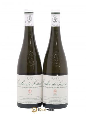 Savennières Clos de la Coulée de Serrant Vignobles de la Coulée de Serrant - Nicolas Joly  2009 - Lot of 2 Bottles