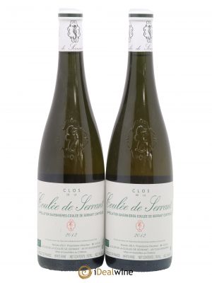 Savennières Clos de la Coulée de Serrant Vignobles de la Coulée de Serrant - Nicolas Joly  2012 - Lot of 2 Bottles