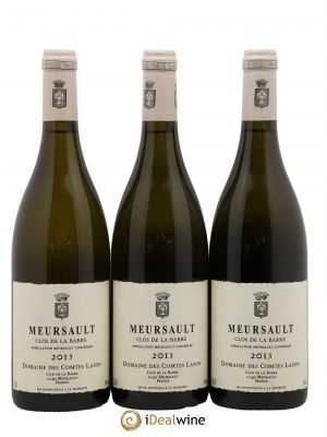 Meursault Clos de la Barre Comtes Lafon (Domaine des) 2013 - Lot de 3 Bottles
