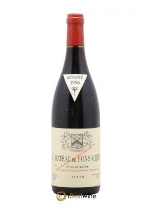 Côtes du Rhône Cuvée Syrah Château de Fonsalette 1996 - Lot de 1 Bouteille