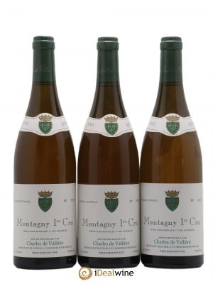 Montagny 1er Cru Charles de Vallière (no reserve) 2003 - Lot of 3 Bottles