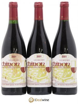 Chinon Les Roches Lenoir (Domaine) (no reserve) 2001 - Lot of 3 Bottles