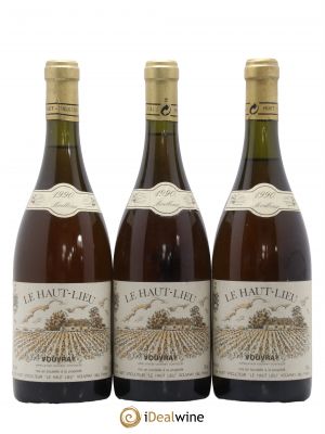 Vouvray Le Haut-Lieu Moelleux Domaine Huet (no reserve) 1990 - Lot of 3 Bottles