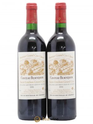 Château Beauséjour (Duffau-Lagarrosse) 1er Grand Cru Classé B (no reserve) 1991 - Lot of 2 Bottles
