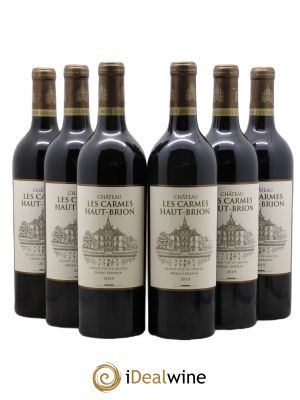 Château Les Carmes Haut-Brion (no reserve) 2019 - Lot of 6 Bottles