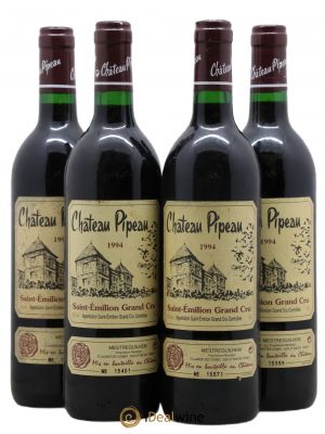Château Pipeau (no reserve) 1994 - Lot of 4 Bottles