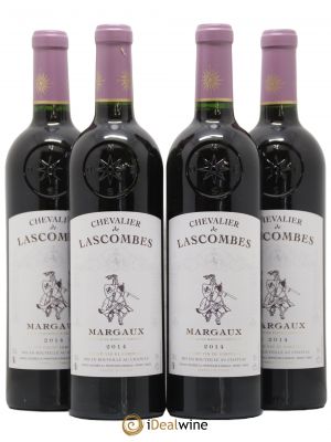 Chevalier de Lascombes Second Vin  2014 - Lot de 4 Bouteilles