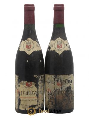 Hermitage Jean-Louis Chave  1987 - Lot of 2 Bottles