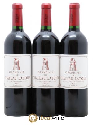 Château Latour 1er Grand Cru Classé  2000 - Lot of 3 Bottles