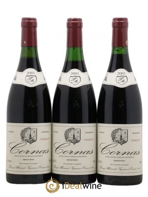 Cornas Chaillot Thierry Allemand  2001 - Lot of 3 Bottles
