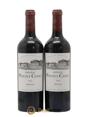 Château Pontet Canet 5ème Grand Cru Classé  2014 - Lot of 2 Bottles