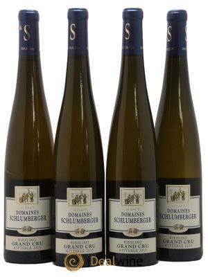 Alsace Riesling Grand Cru Kitterle Schlumberger 2015 - Lot of 4 Bottles
