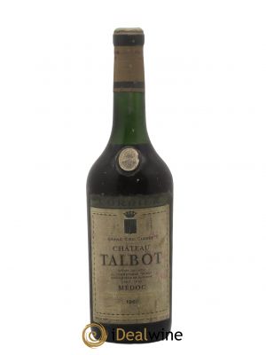 Château Talbot 4ème Grand Cru Classé  1961 - Lot of 1 Bottle