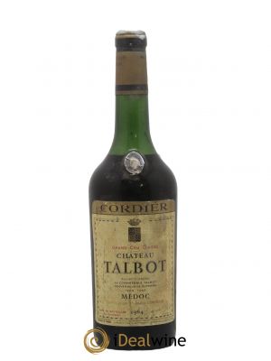 Château Talbot 4ème Grand Cru Classé  1964 - Lot de 1 Bouteille