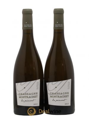 Chassagne-Montrachet En Pimont Au Pied du Mont Chauve 2013 - Lot of 2 Bottles