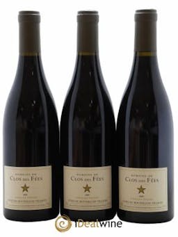Côtes du Roussillon Villages Clos des Fées Vieilles vignes Hervé Bizeul  2000 - Lot of 3 Bottles