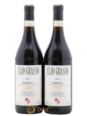 Barolo DOCG Gavarini Chiniera Elio Grasso 2016 - Lot of 2 Bottles
