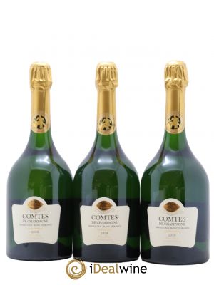 Comtes de Champagne Taittinger  2008 - Lot of 3 Bottles