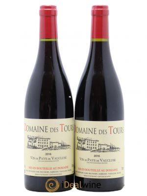 IGP Vaucluse (Vin de Pays de Vaucluse) Domaine des Tours Emmanuel Reynaud  2016 - Lot of 2 Bottles