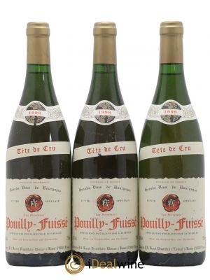 Pouilly-Fuissé Tête de Cru Les Perrières J.A. Ferret (Domaine)  1998 - Lot of 3 Bottles
