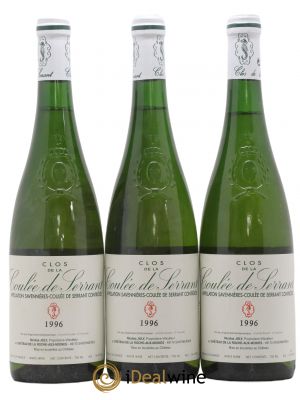 Savennières Clos de la Coulée de Serrant Vignobles de la Coulée de Serrant - Nicolas Joly  1996 - Lot of 3 Bottles
