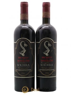 Brunello di Montalcino DOCG Riserva Soldera Case Basse - Gianfranco Soldera  1982 - Lot of 2 Bottles
