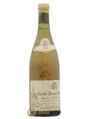 Chablis 1er Cru Montée de Tonnerre Raveneau (Domaine)  1993 - Lot of 1 Bottle
