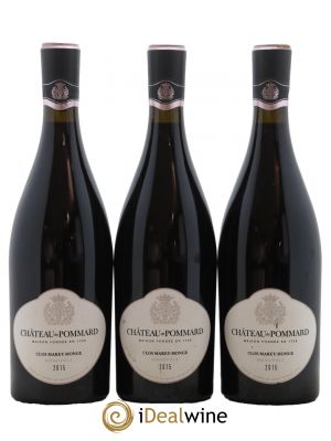 Pommard Château de Pommard Clos Marey Monge Monopole 2015 - Lot of 3 Bottles