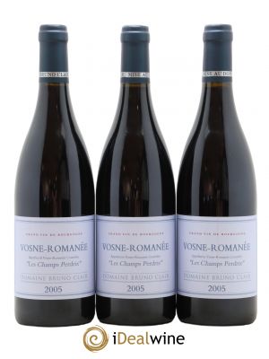 Vosne-Romanée Les Champs Perdrix Bruno Clair (Domaine)  2005 - Lot de 3 Bouteilles