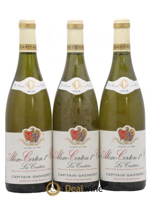 Aloxe-Corton 1er Cru La Coutière Domaine Capitain-Gagnerot 2016 - Lot of 3 Bottles