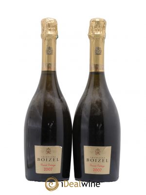 Champagne Grand Vintage Blanc de Blanc Boizel 2007 - Lot de 2 Bottles